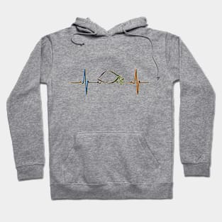 Turtle Heartbeat Line Hoodie